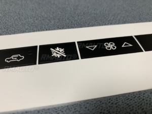 Kit de réparation d'autocollants pour boutons de commande de climatisation de voiture, pour Chevrolet Corvette C6 2005 2006-2013 - Product Image 4