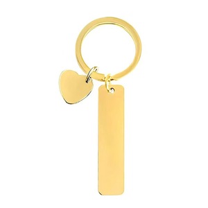 Porte-clés long en acier inoxydable Hongyu, multicolores, gravure laser personnalisée, cadeau pour les couples, les amis, les collègues - Product Image 2