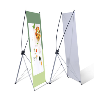 Pancarta X Personalizada, Poste de Aluminio de Color Personalizado, Plegable, Portátil, Impresión Digital, 60*160 80*180 - Product Image 4