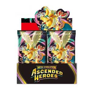 Vente flash - Coffret de cartes à collectionner Pokémon TCG Mega Evolution Ascended Heroes - Coffret <span class=keywords><strong>booster</strong></span> - Cadeau pour enfants - Product Image 6