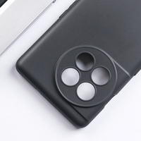 Coque de téléphone en silicone noir mat pour OnePlus Nord 6 5G/OnePlus Turbo 6, coque de téléphone portable en TPU souple, protection arrière