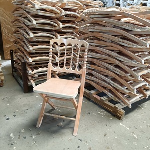 <span class=keywords><strong>Chaise</strong></span> <span class=keywords><strong>Napoléon</strong></span> blanche moderne bon marché Chaises pliantes de mariage en bois pour les fêtes - Product Image 1
