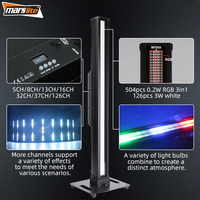 Barre lumineuse à LED RGB Marslite, barre lumineuse à LED RGB étanche IP66, barre lumineuse à LED stroboscopique professionnelle DMX, barre lumineuse à LED pour scène, DJ, discothèque, concert, fête