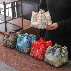 Lussuosa <span class=keywords><strong>Scatola</strong></span> Regalo in Tessuto con Ricami e Inserto in Schiuma Protettiva per Set <span class=keywords><strong>di</strong></span> Tazze da Tè, Confezione Regalo per Ramadan - Product Image 3