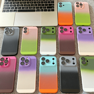 เคสโทรศัพท์แบบด้านใหม่ ระบายความร้อนได้ดี สำหรับ iPhone 17 12 13 Pro Max 14 15 16 Plus 17 Air พร้อมฟิล์มเลนส์ HD ป้องกัน - Product Image 5