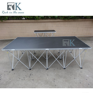 เวทีพับได้อลูมิเนียมขนาด 4 ฟุต x 4 ฟุต ทนทาน สำหรับจัดแสดงสินค้า ลดราคา - Product Image 5