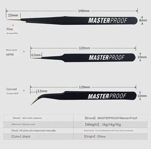 <span class=keywords><strong>Pinzas</strong></span> <span class=keywords><strong>de</strong></span> Codo <span class=keywords><strong>de</strong></span> Acero Inoxidable <span class=keywords><strong>de</strong></span> Grado Industrial con Mango Cómodo <span class=keywords><strong>de</strong></span> 120 mm, Antiestáticas y Resistentes a los Ácidos - Product Image 4