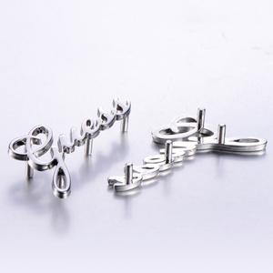 3D Effect <b>Letter</b> Pin <b>Metal</b> Label for Leather Bag - Product Image 1