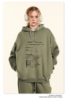 Sweat-shirt à capuche en molleton épais pour homme, design original, motif basique, impression DTG, tendance, avec poche, collection automne