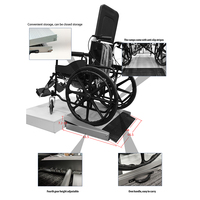 2024 nouveauté rampe d'escalier pour handicapés marches fauteuils roulants modulaires personnes âgées handicap van rampe et rampe pour fauteuil roulant