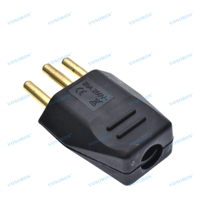 Certificado CE 10A/20A 250V Brasil 3 Pin <span class=keywords><strong>Enchufe</strong></span> Brasil <span class=keywords><strong>Tipo</strong></span> <span class=keywords><strong>N</strong></span> <span class=keywords><strong>Enchufe</strong></span> eléctrico - Product Image 6