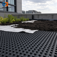 Membrane de drainage alvéolée en PEHD robuste et anti-âge pour l'étanchéité des murs de sous-sol