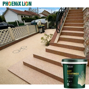 Rivestimento Acrilico Liquido UV Phoenix Lion, Vernice Ecologica Impermeabile per Pietra Lavata, Pittura Artistica per Pareti e Pavimenti, Spray e Pennello, Rivestimento Meilida - Product Image 4