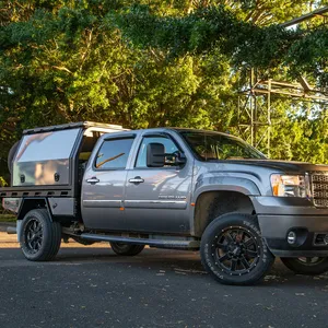 Maleta para caminhão de alumínio, caminhão de alumínio com edredor 4x4