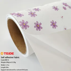 Printing Material Self Adhesive Wallpaper Rolls Fit For Latex/uv/eco-solvent Printing Machine
