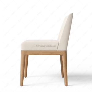 طاولة طعام دائرية عصرية من فيرلي، أثاث داخلي من الخشب الصلب للمنزل والمكتب، قابلة للتجميع - Product Image 6