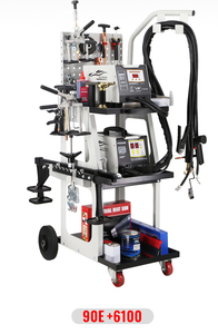 FUNISI F90E+6100 <span class=keywords><strong>Prix</strong></span> Usine Professionnel Machine de Réparation de Carrosserie Automobile en Aluminium et Acier, Extracteur de Bosses et Soudeuse par Points - Product Image 1