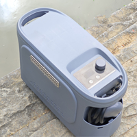 Chauffe-eau au gaz portable écologique pour l'extérieur - Ultra-léger, design pliable de 3 L, résistant à l'eau, idéal pour le camping et la randonnée
