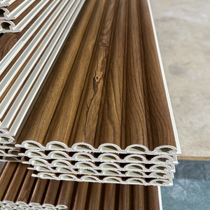 Eco-friendly WPC Decorative <strong>Interior</strong> and Exterior Wall Panels Wpc Wooden Wall Panel Boards 3D Art Wall Panel - Product Image 3