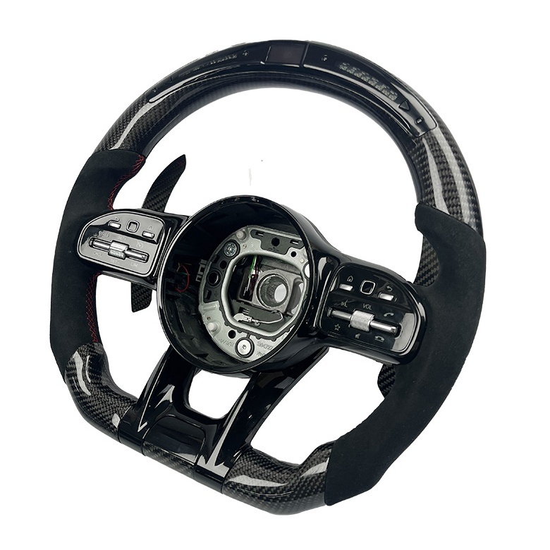 Custom Carbon Fiber LED Steering Wheel (Mercedes-Benz Fitment), photo 4