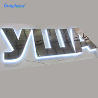 Enseigne lumineuse personnalisée pour magasin, conception de panneau de nom, lettres LED, logo LED