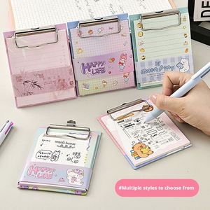 Juego de 30 Blocs de Notas Adhesivos con Diseño de Cuadros de Dibujos Animados, Mini Portapapeles, Hojas Sueltas, Blocs de Notas Cuadrados Portátiles de Metal - Product Image 5