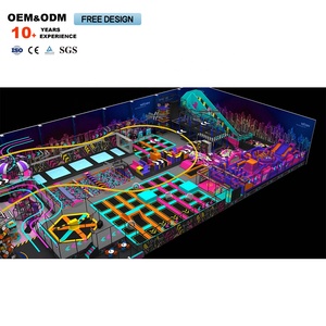 Interactive Indoor Playground Equipment Kids Big Slides <b>Trampoline</b> Ball Pool Climbing Features Soft Indoor Playground - Product Image 4