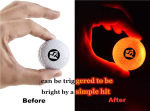 Kunden spezifische zweiteilige Golfbälle aus weißem Kochsalz lösung aus synthetischem Gummi Bedrucktes Golf geschenkset für den persönlichen Gebrauch für Golf liebhaber - Product Image 4