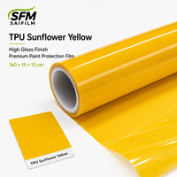 Película Protectora de Pintura (PPF) de TPU Nano con Capa Superior, Autoregenerable, Hidrofóbica, para Autos de Lujo, con Grosor de 7.5mil