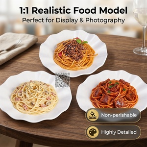 Modelo <span class=keywords><strong>de</strong></span> <span class=keywords><strong>Pasta</strong></span> Espagueti Artificial <span class=keywords><strong>de</strong></span> Alta Simulación, Comida Falsa Realista para Exhibición en Escaparates <span class=keywords><strong>de</strong></span> Restaurantes Comerciales, Accesorios <span class=keywords><strong>de</strong></span> Fotografía - Product Image 1