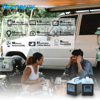 Banco de Energía Portátil Inteligente con APP, 50Ah 3.2V, Recargable, LiFePO4, 450W, Panel Solar MPPT, Cargador Tipo-C para Auto, para TV, Juguetes y Herramientas Eléctricas