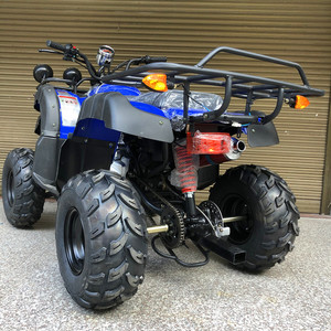 <span class=keywords><strong>Quad</strong></span> tout-terrain bleu-noir 4 roues, 4 temps, avec design multi-phares pour la conduite nocturne, 200cc - Product Image 4