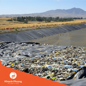 Geomembrana Comercial de HDPE para Revestimiento de Vertederos con Larga Vida Útil y Control Efectivo de Lixiviados - Product Image 1