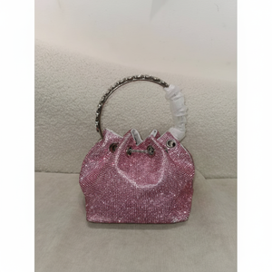 Bolso de mano de alta gama con tachuelas y piedras metálicas para mujer, bolso de noche de lujo, bolso de hombro cruzado para fiesta. - Product Image 1