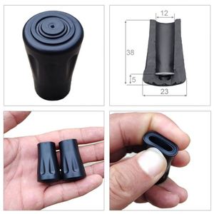 ปลายไม้เท้ากันลื่นทำจากยาง PVC ป้องกันการสึกหรอ สำหรับไม้เท้าเดินป่าขนาดเส้นผ่านศูนย์กลาง 12 มม. อุปกรณ์เสริม - Product Image 3