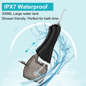 Có thể sạc lại không dây nước Flosser IPX7 300ml Irrigator Miệng răng Làm sạch USB/Battery Powered 15 năm chăm sóc răng miệng nhà máy - Product Image 3