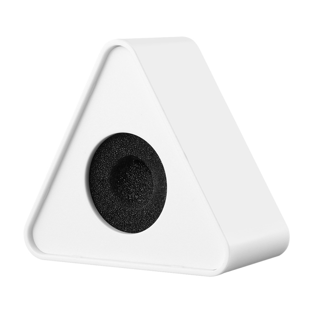Universal  ABS Square Shaped TV Crew Interview Mic Square Cube Shaped Logo Flag Station Portable Microphone Case