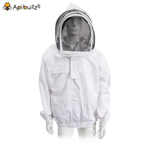 Apibuzz утолщенная куртка для пчеловодства с капюшоном с вуалью для пчеловодства костюм для пчеловодства товары для пчеловодства
