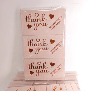 Cartes de remerciement de luxe personnalisables et imperméables pour petites entreprises, prix d'usine - Product Image 5