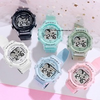 Montres électroniques multifonctionnelles numériques imperméables pour enfants