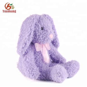 Unisex personalizable ODM bordado Logo PP relleno de orejas largas conejo oso perro Panda peluche suave animales de peluche Juguetes - Product Image 4