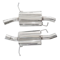 Silencieux d'échappement SS avec embouts pour E90 E92 E93 335i 335is N54 N55 07-13
