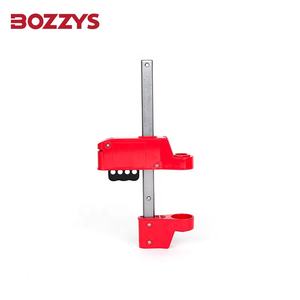 Dispositivo de Bloqueo de Brida Ciega de Acero Endurecido de Seguridad Industrial BOZZYS, 3 Tamaños, 4 Orificios de Bloqueo con Candado de Puerta de Metal y Plástico - Product Image 3