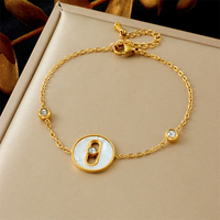 Ensemble de bijoux Fatingna en acier inoxydable avec accessoires mignons en forme de fleur et de nœud, serti de zircon plaqué or, unique et élégant