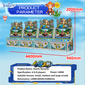 Factory Direct Sales <span class=keywords><strong>4</strong></span> Spieler Arcade-Spiel automat Münz betriebener Trag amonedas Maquina Ticket Einlösung spiel automat - Product Image 2