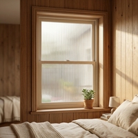 Fenêtre coulissante verticale de style américain, de haute qualité, personnalisée, avec cadre en alliage d'aluminium moderne, rail inférieur suspendu, en acier inoxydable résistant à la chaleur