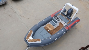 Bateau pneumatique semi-rigide Rib550 Sport PVC Hypalon <span class=keywords><strong>de</strong></span> conception européenne avec certificat CE - Product Image 4