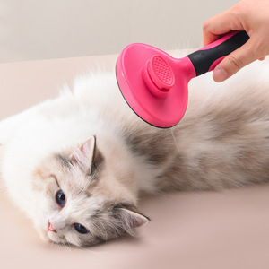 Peigne à poils pour animaux de compagnie, pour chats et chiens, élimine les poils lâches, outil de toilettage en matériau ABS - Product Image 1