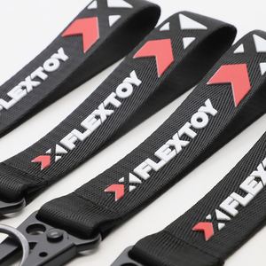 Llaveros tácticos de nailon personalizados al por mayor con logo para estilo de vida urbano, mercancía de estudio y branding, llaveros de tela. - Product Image 4