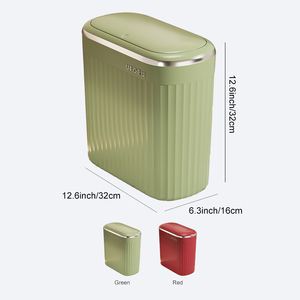 Cubo de Basura UFORU para Baño, Contenedor de Basura para Interiores, Cubo de Basura de Plástico para Oficina, Cocina - Product Image 4